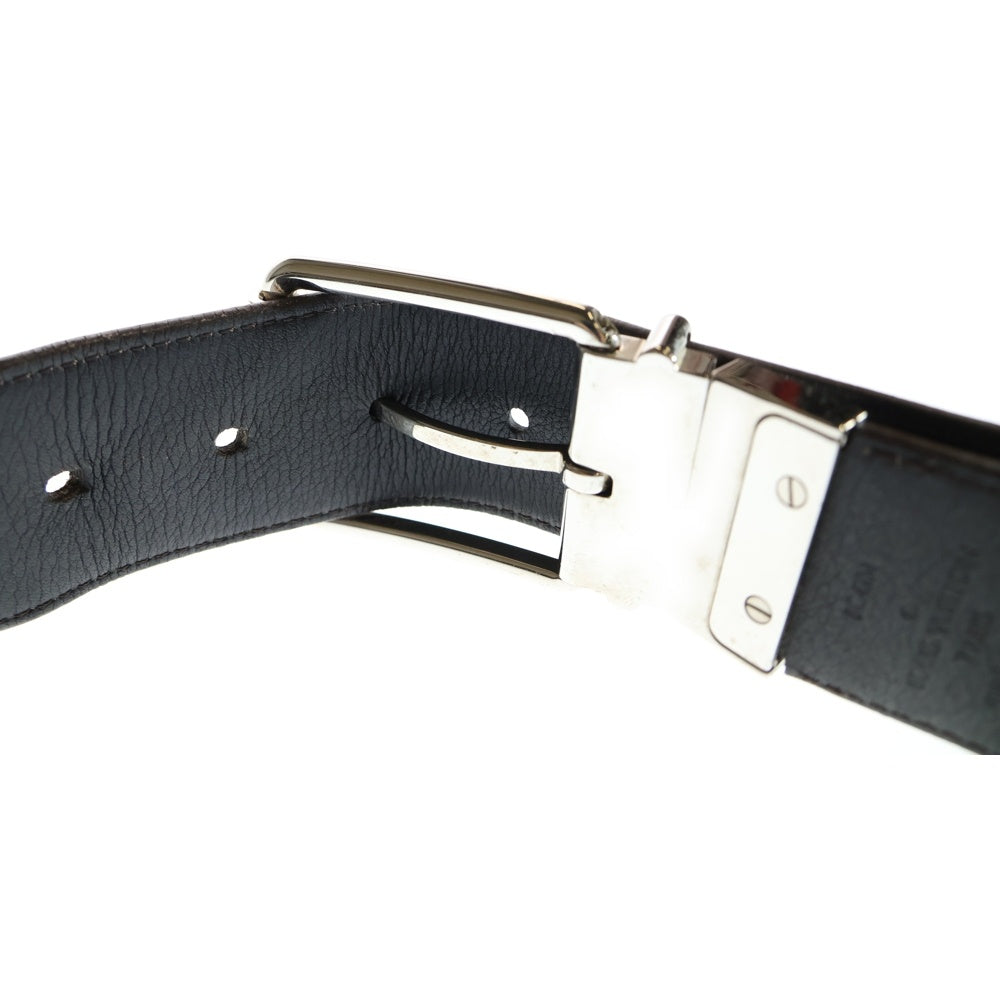 LOUIS VUITTON(ルイヴィトン) ダミエ サンチュール ベルト シルバー金具 ブラウン PVC M9154