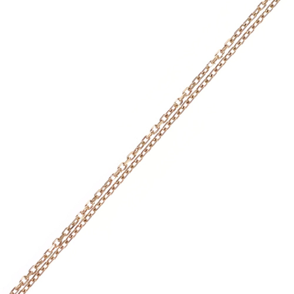 Cartier(カルティエ) アミュレットドゥカルティエ カーネリアン ダイヤ付チェーンネックレス K18PG ピンクゴールド レディース