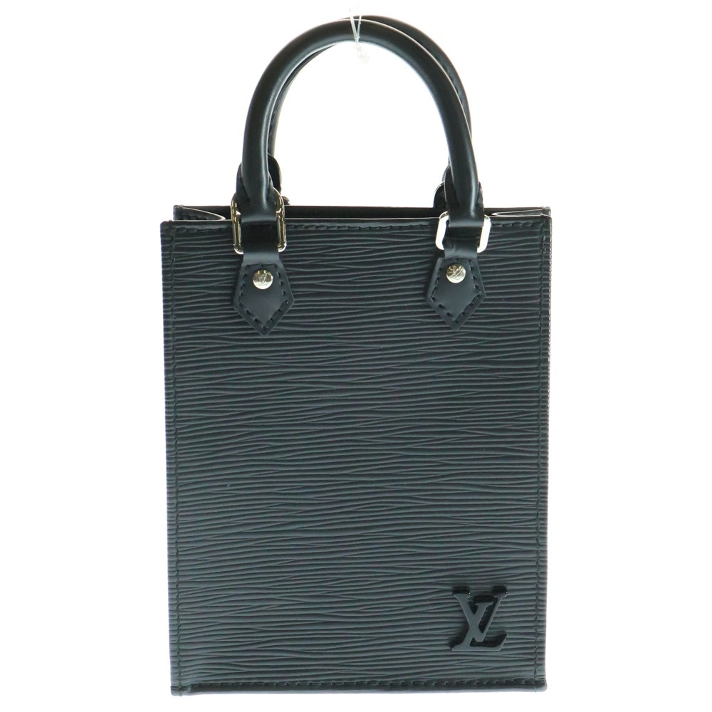 LOUIS VUITTON(ルイヴィトン) エピ プティット・サックプラ 2WAYバッグ ハンドバッグ ショルダーバッグ ミニバッグ ブラック ノワール シルバー金具 M69441