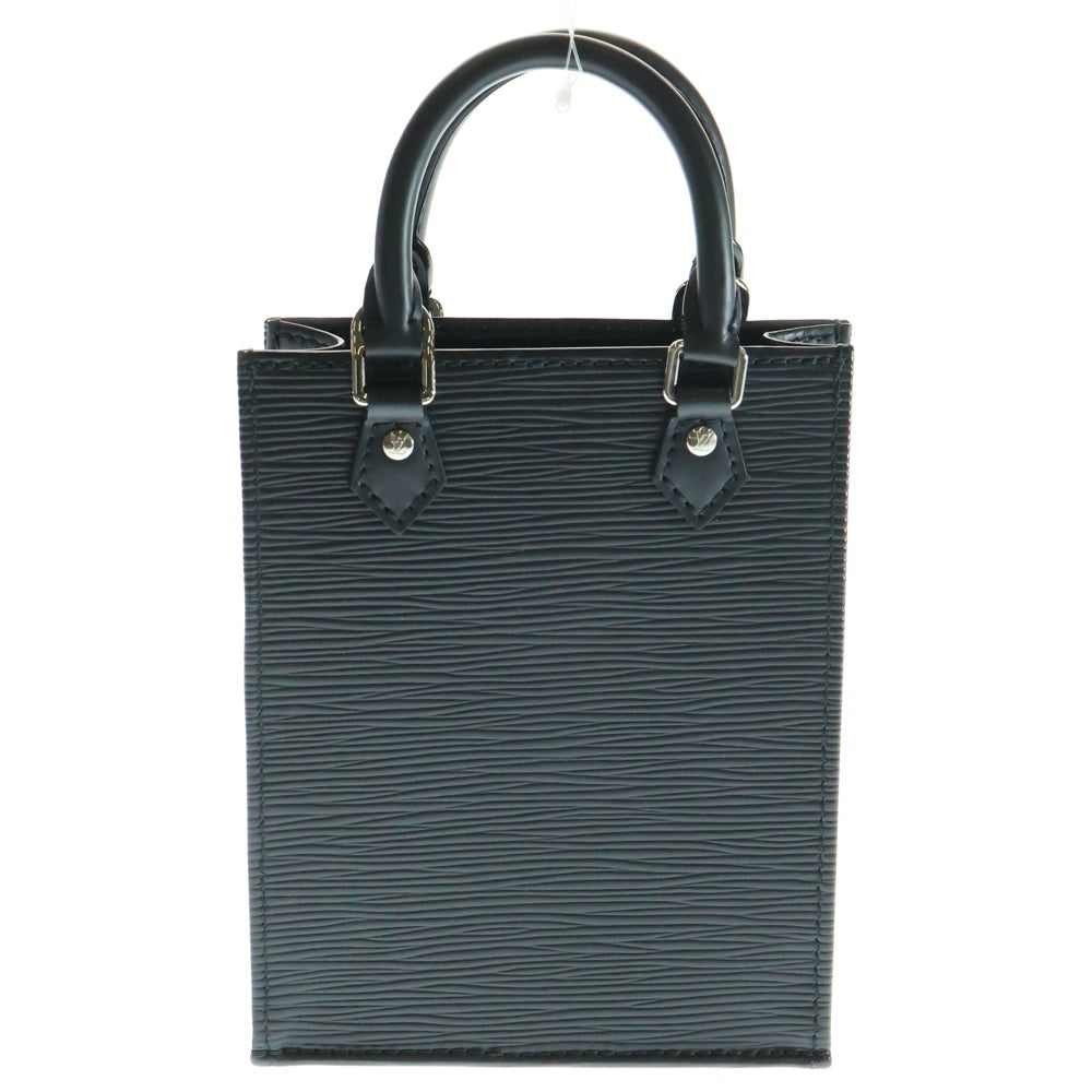 LOUIS VUITTON(ルイヴィトン) エピ プティット・サックプラ 2WAYバッグ ハンドバッグ ショルダーバッグ ミニバッグ ブラック ノワール シルバー金具 M69441