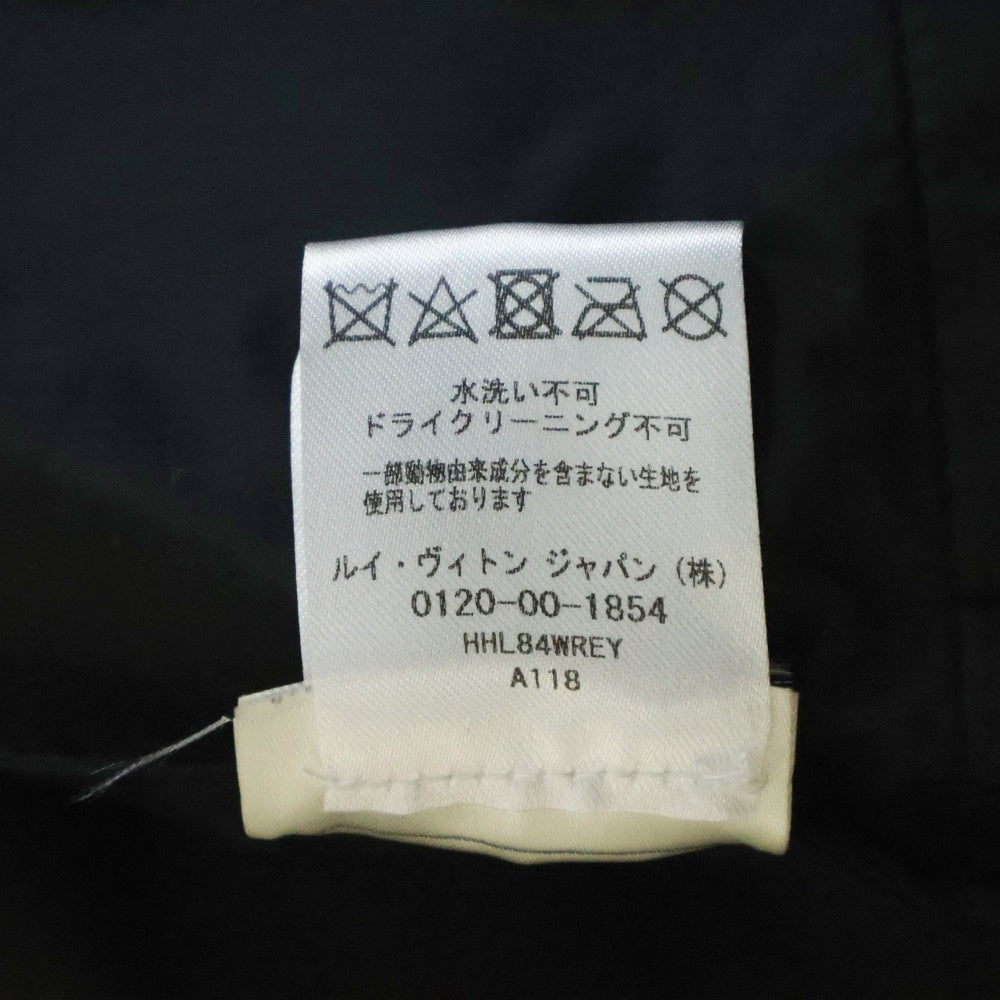 LOUIS VUITTON(ルイヴィトン) 19AW モノグラム ボーイフッドパファー エンボスレザー ジップアップ ダウンベスト ブラック HHL84WREY