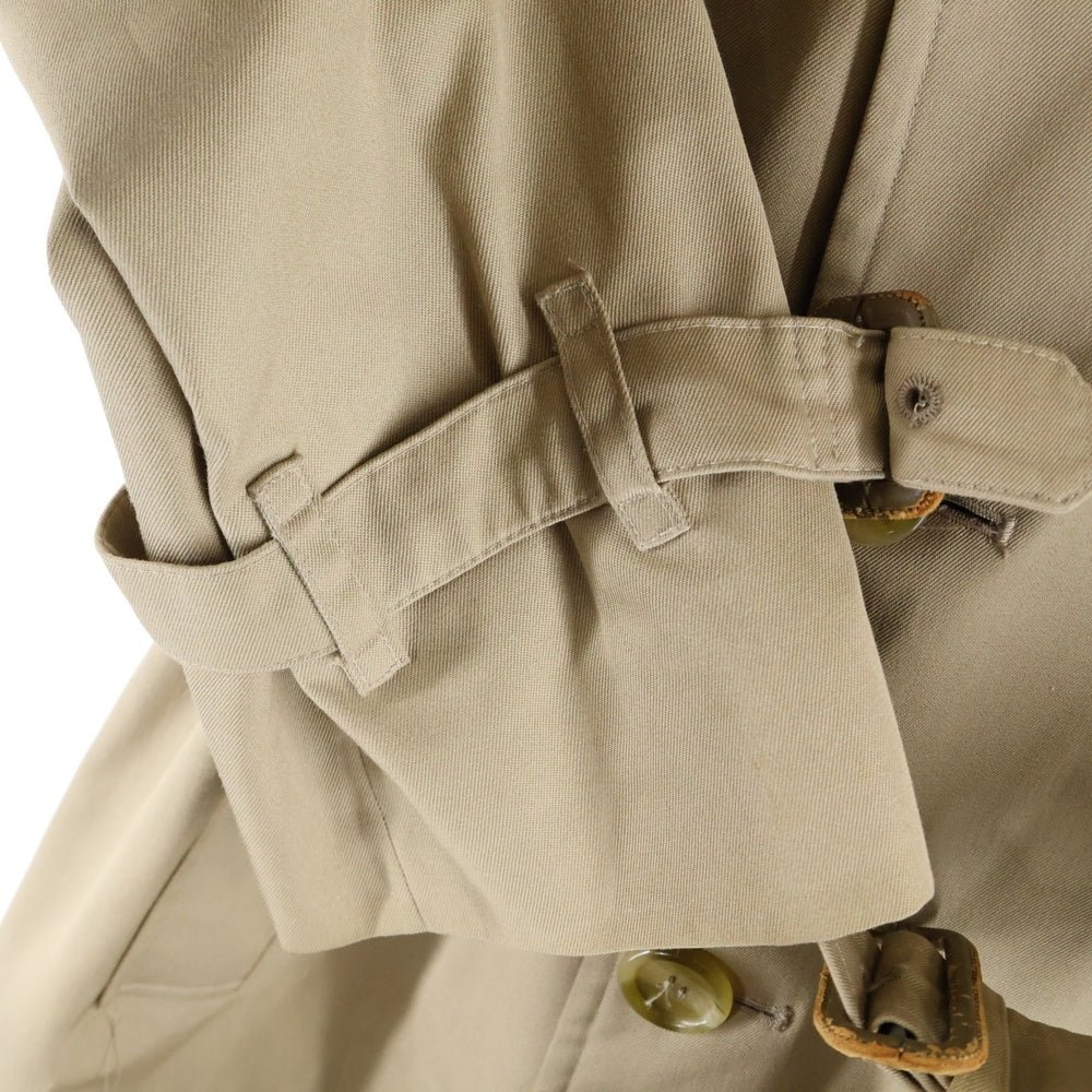 BURBERRY(バーバリー) 裏地ノバチェック総柄 コットン トレンチ ロング コート ベージュ