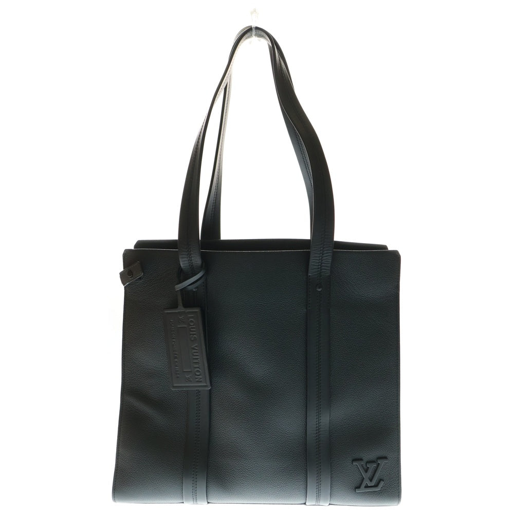 LOUIS VUITTON(ルイヴィトン) LV アエログラム テイクオフ レザートートバッグ ブラック M57308