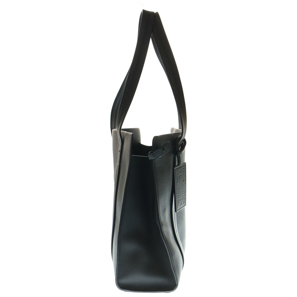 LOUIS VUITTON(ルイヴィトン) LV アエログラム テイクオフ レザートートバッグ ブラック M57308