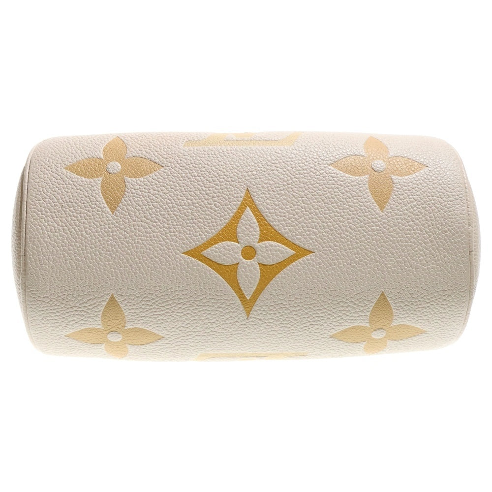 LOUIS VUITTON(ルイヴィトン) パピヨンBB クリームサフラン 2WAYバッグ ハンドバッグ ショルダーバッグ アイボリー レザー ゴールド金具 M45708