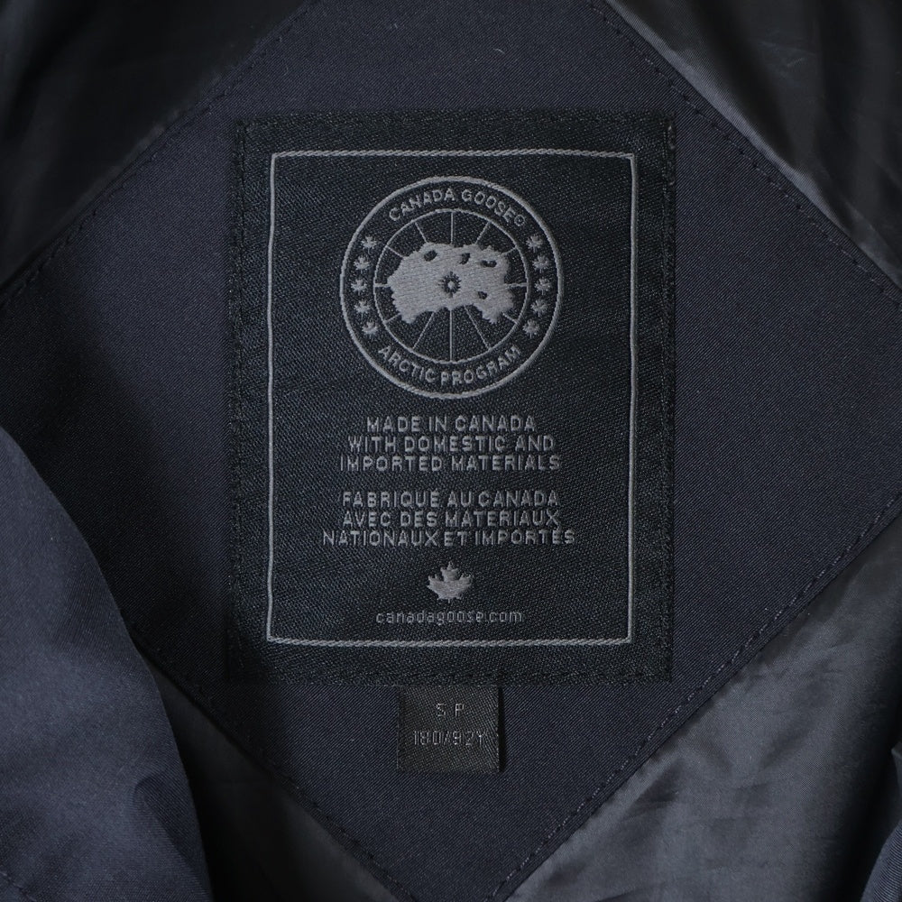 CANADA GOOSE(カナダグース) WYNDHAM PARKA ウィンダム パーカー ファー フーデッド ジップアップ ワッペンロゴ ダウンジャケット ブラック 3808MB