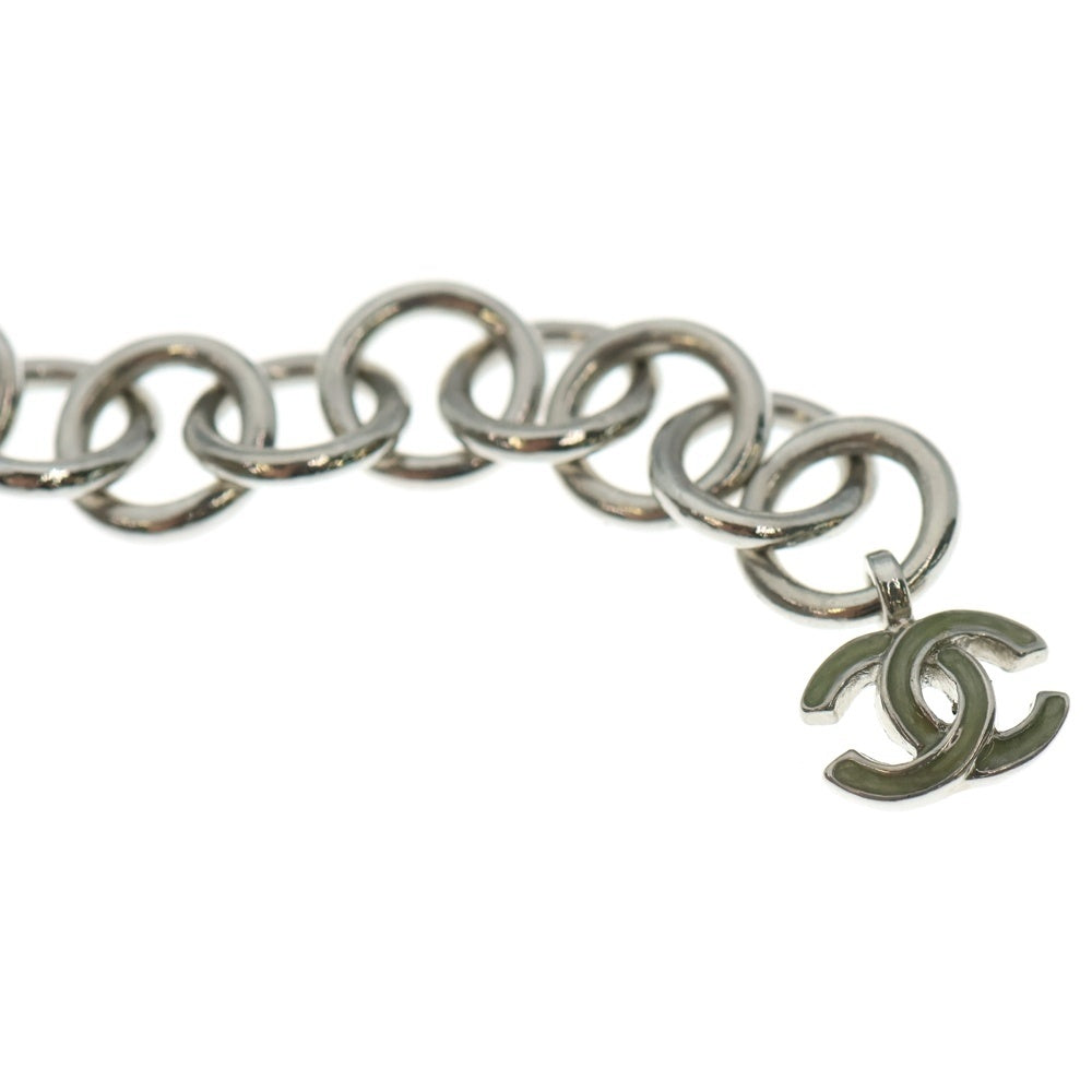 CHANEL(シャネル) カメリア チェーンベルト シルバー ラインストーン ココマーク 04P