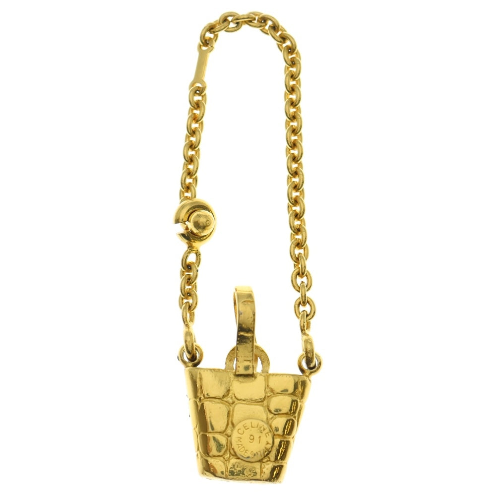 CELINE(セリーヌ) セリーヌ91 バケツモチーフ チャーム ゴールド GP ヴィンテージ