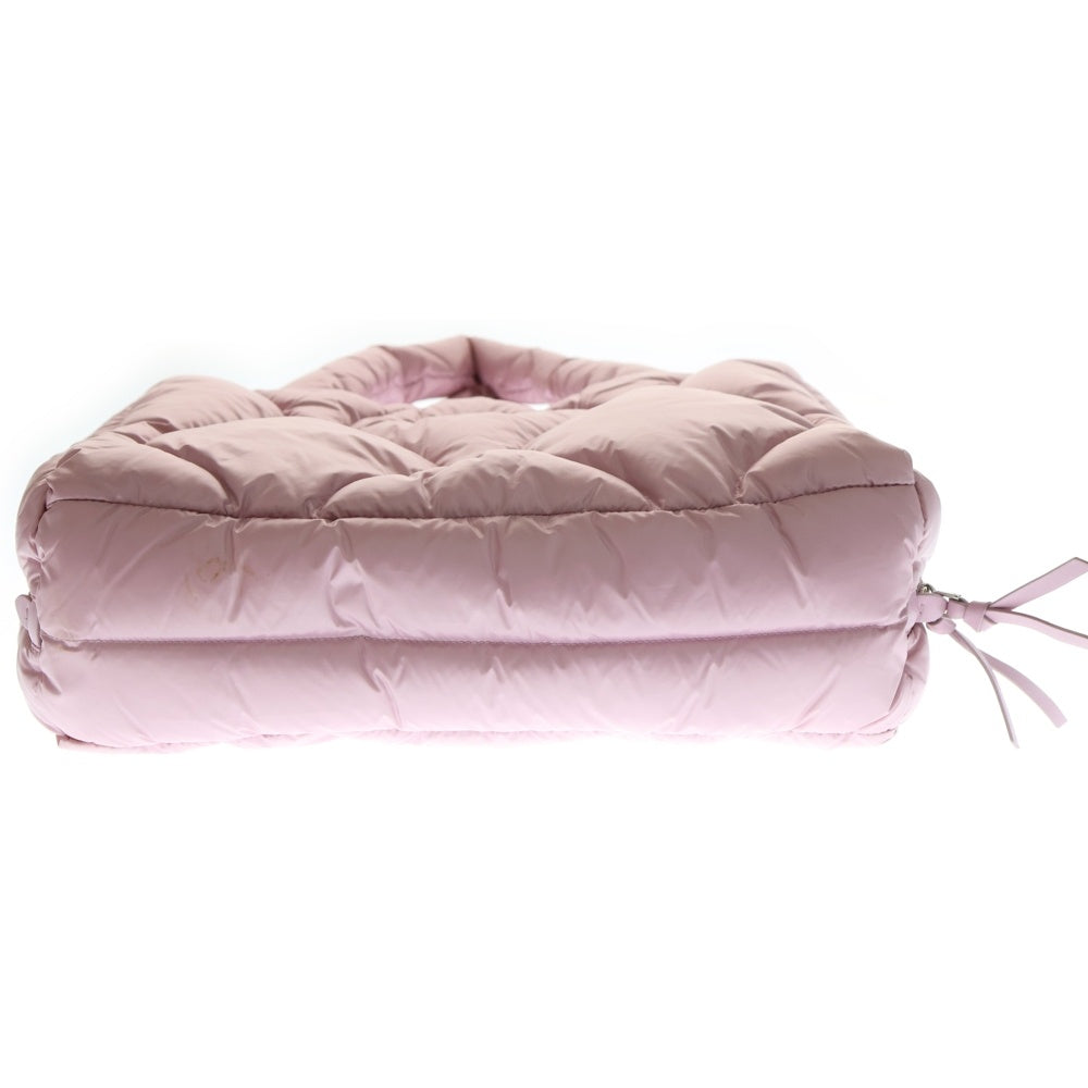 miumiu(ミュウミュウ) パテッド ハンドバッグ トートバッグ ピンク ナイロン 5BB090