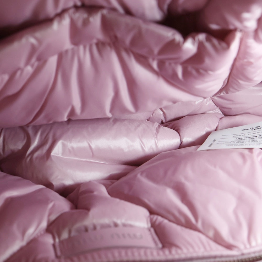 miumiu(ミュウミュウ) パテッド ハンドバッグ トートバッグ ピンク ナイロン 5BB090