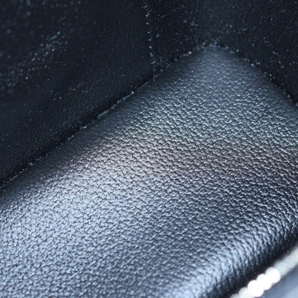 LOUIS VUITTON(ルイヴィトン) モノグラム マルチカラー ニース ミニ ハンドバッグ ポーチ ケース バニティ ブラックレザー×PVC シルバー金具 M13747