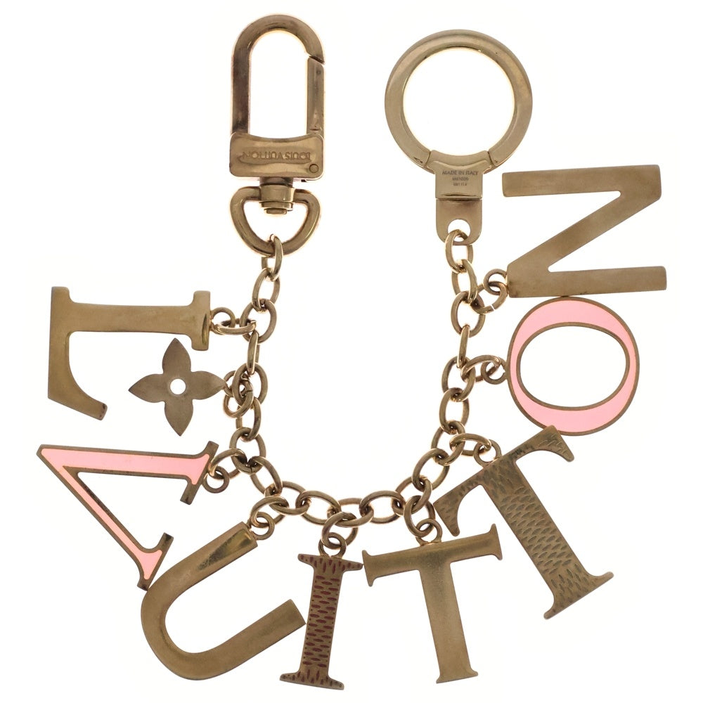 LOUIS VUITTON(ルイヴィトン) ポルトクレイニシャル バッグチャーム 
