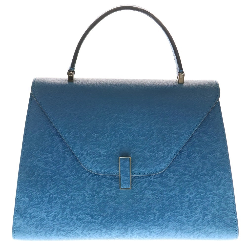 Valextra(ヴァレクストラ) イジィデ ラージ ブルー 2WAY ハンドバッグ ショルダーバッグ