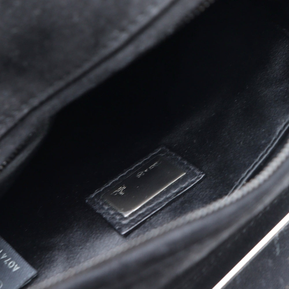 FENDI(フェンディ) ハンドバッグ ブラック スエード ミラー ミニバッグ 8BL100