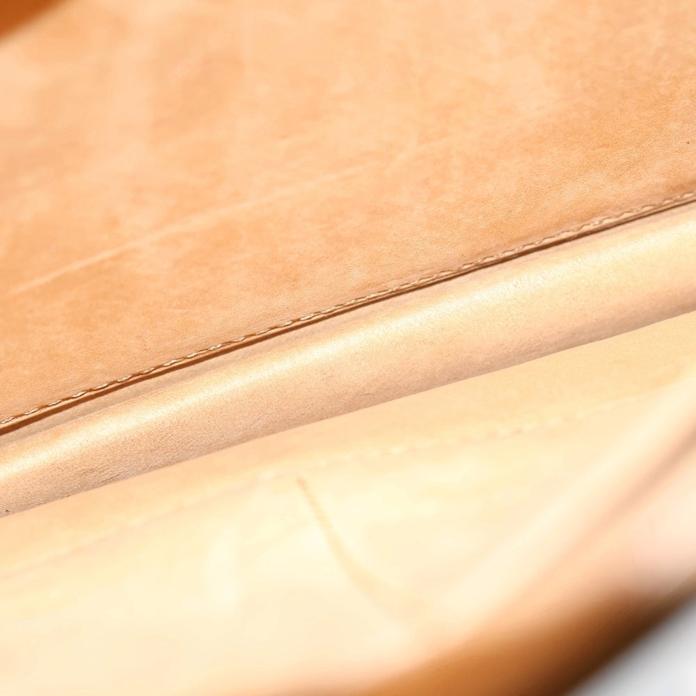 HERMES(エルメス) リングドゥ ドブリス スエードレザー ターンロック ショルダーバッグ ゴールド金具 ベージュ 〇J刻印