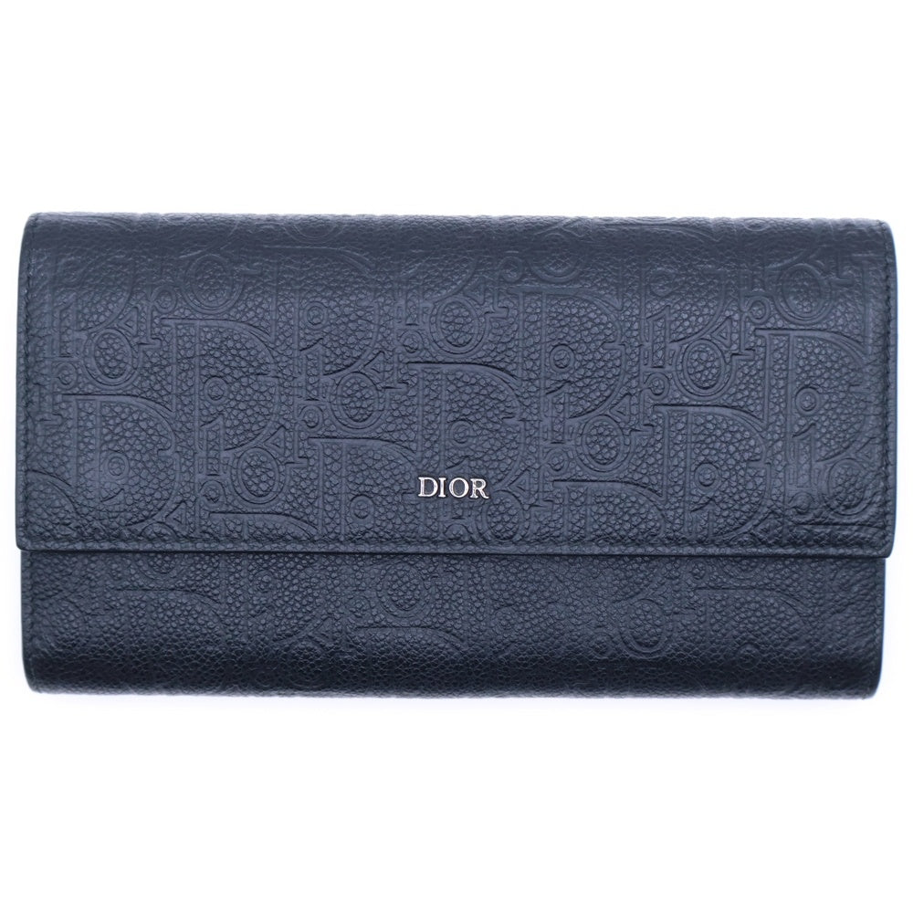 【美品】クリスチャンディオール オブリーク バーティカル 長財布 Dior オブリーク バーティカルロングウォレット 長財布 美品 dior 長