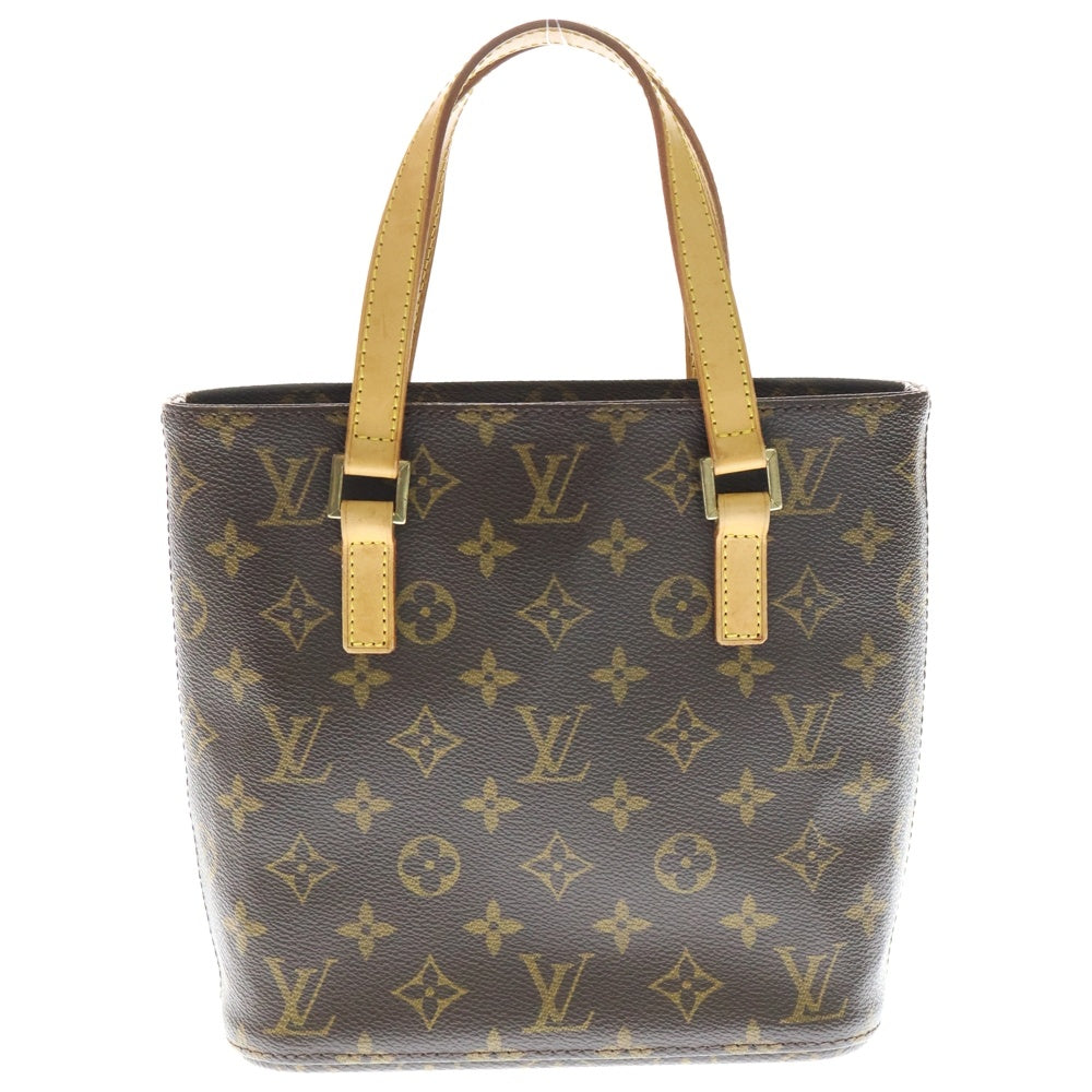 LOUIS VUITTON(ルイヴィトン) モノグラム ヴァヴァンPM ハンドバッグ ミニトートバッグ ブラウン レザー×PVC M51172 ゴールド金具