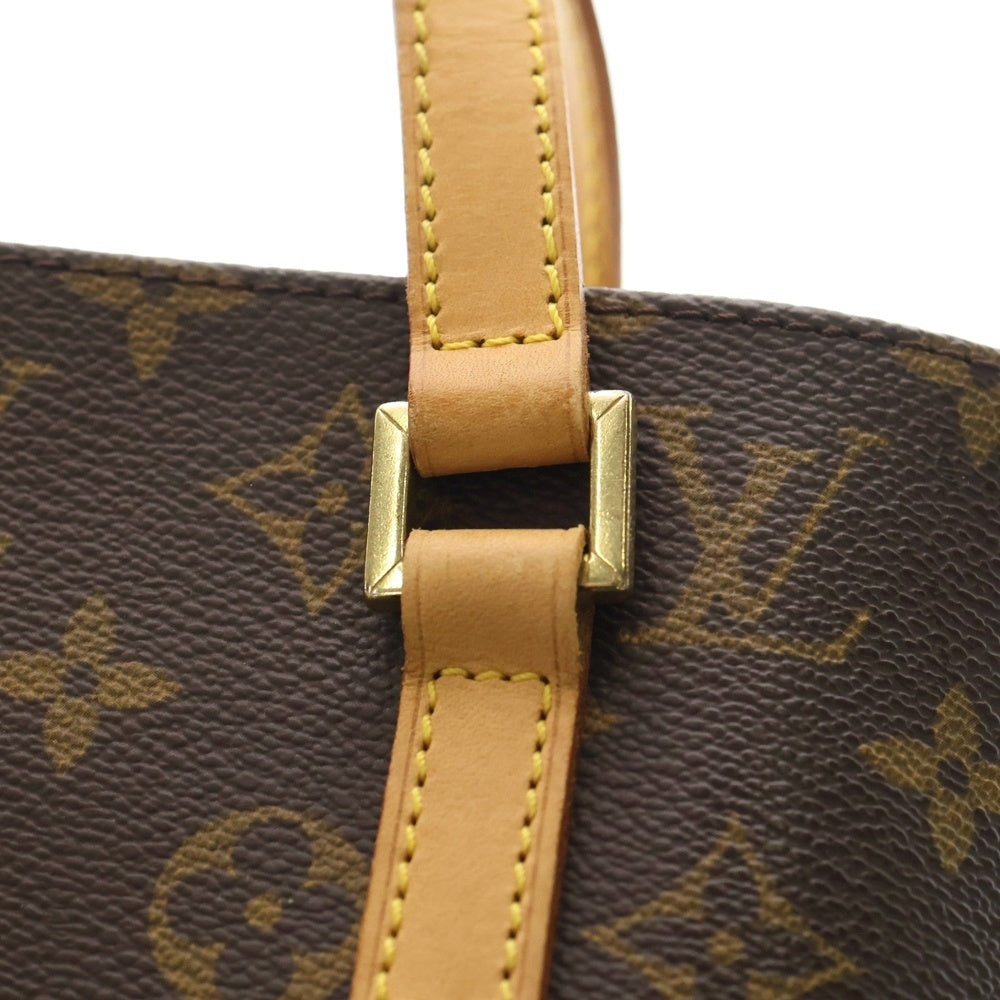 LOUIS VUITTON(ルイヴィトン) モノグラム ヴァヴァンPM ハンドバッグ ミニトートバッグ ブラウン レザー×PVC M51172 ゴールド金具