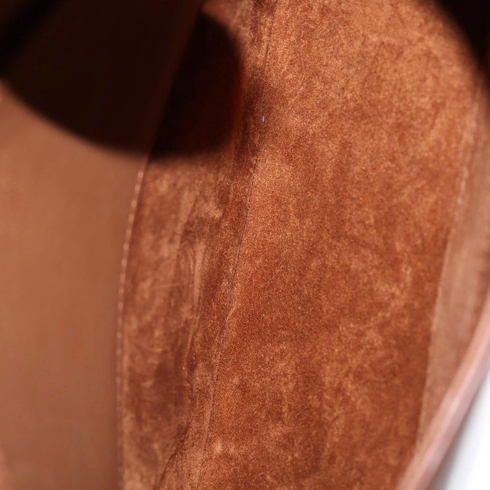 SAINT LAURENT PARIS(サンローランパリ) ミニ ヴォルテール ショルダーバッグ ショルダーポシェット ベージュ×ブラウン キャンバス×レザー ゴールド金具