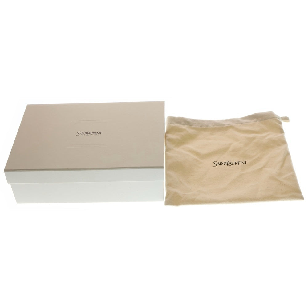 SAINT LAURENT PARIS(サンローランパリ) ミニ ヴォルテール ショルダーバッグ ショルダーポシェット ベージュ×ブラウン キャンバス×レザー ゴールド金具