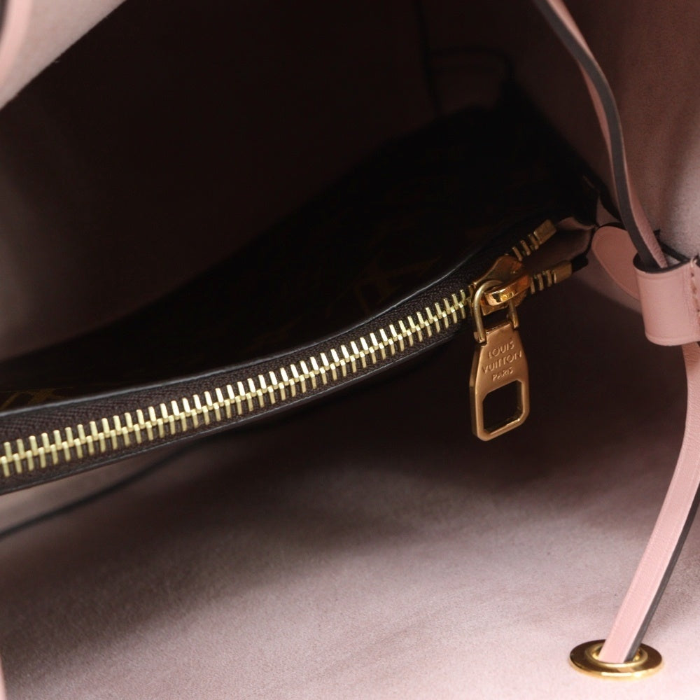 LOUIS VUITTON(ルイヴィトン) ルイヴィトン モノグラム ネオノエ 2WAYバッグ ハンドバッグ ショルダーバッグ ブラウン×ピンク レザー×PVC M44022 ゴールド金具