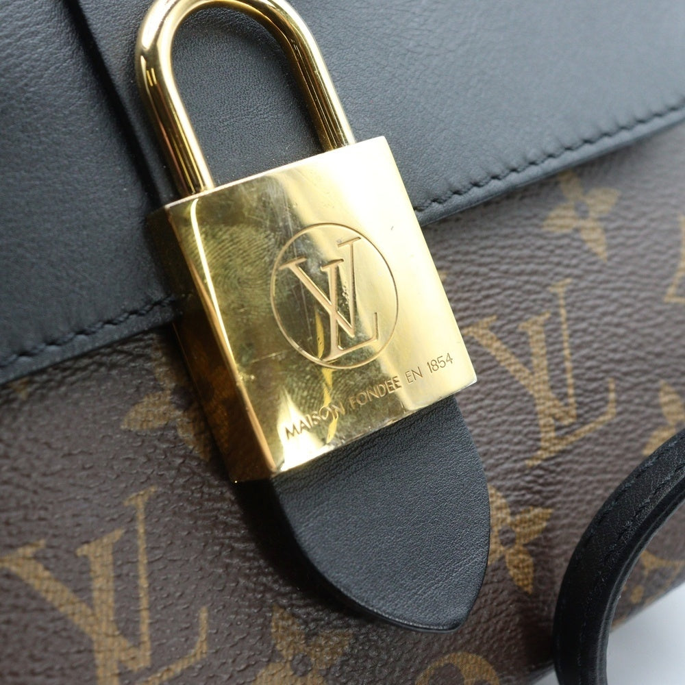 LOUIS VUITTON(ルイヴィトン) モノグラム ロッキーBB 2WAYバッグ ショルダーバッグ ハンドバッグ ブラウン×ブラック レザー×PVC M44141 ゴールド金具