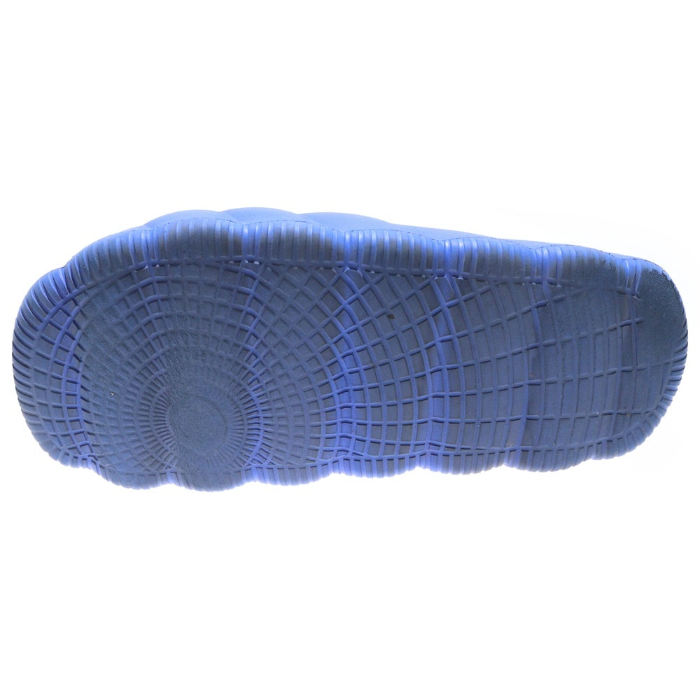 MONCLER(モンクレール) Lilo リロ スライダー ロゴ ラバー スライド フラットサンダル ブルー