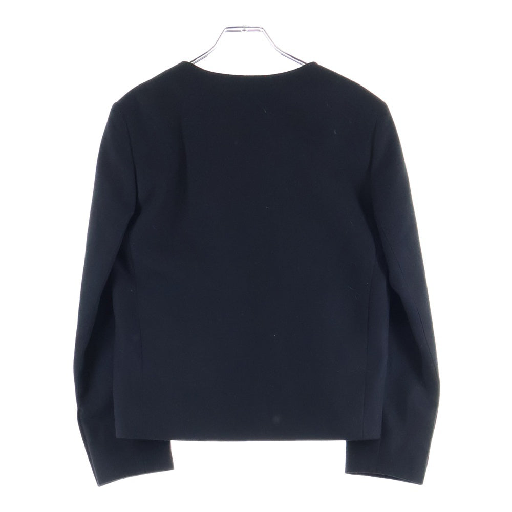 CELINE(セリーヌ) シャスール カシミヤ フランネル ノーカラー 3B ジャケット レディース ブラック 2V43T311T.38NO
