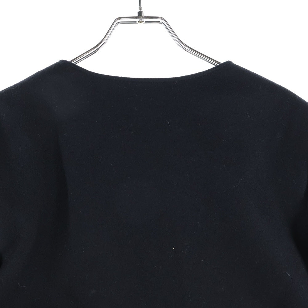 CELINE(セリーヌ) シャスール カシミヤ フランネル ノーカラー 3B ジャケット ブラック 2V43T311T.38NO