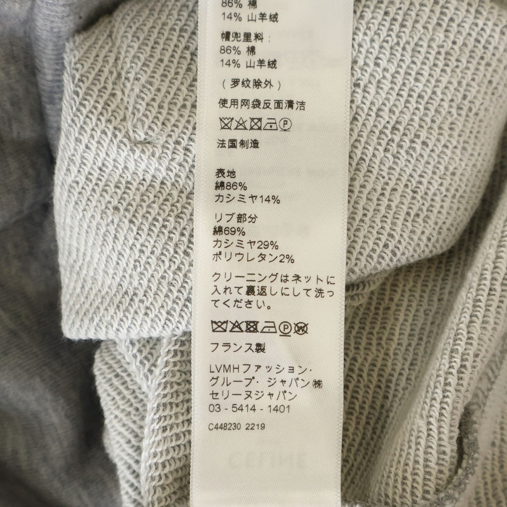 CELINE(セリーヌ) トリオンフ ロゴ刺繍 プルオーバースウェットパーカー フーディー グレー 2Y377450I