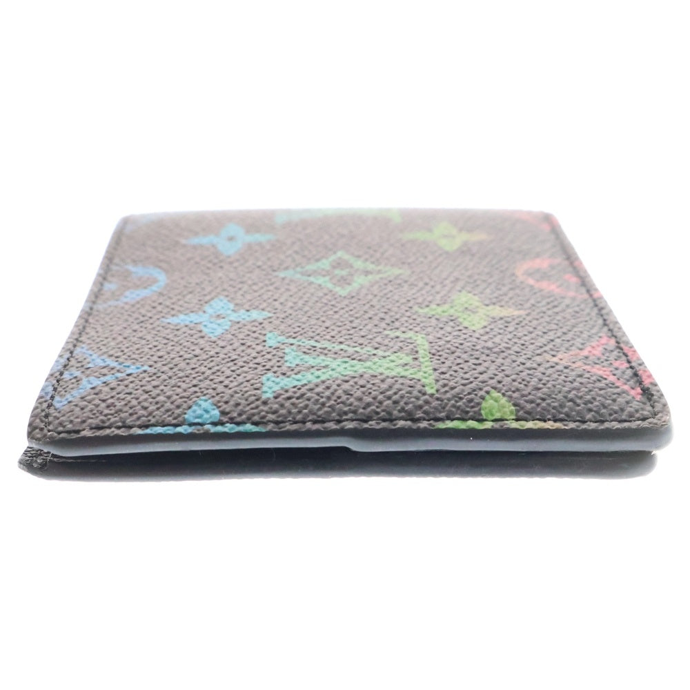 LOUIS VUITTON(ルイヴィトン) モノグラム マルチカラー ポルトフォイユスレンダー ブラック グラデーション M13909 IC