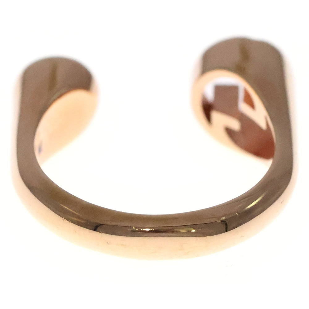 GUCCI(グッチ) インターロッキングG ブロンディクリスタル付リング 指輪 ゴールド 797336