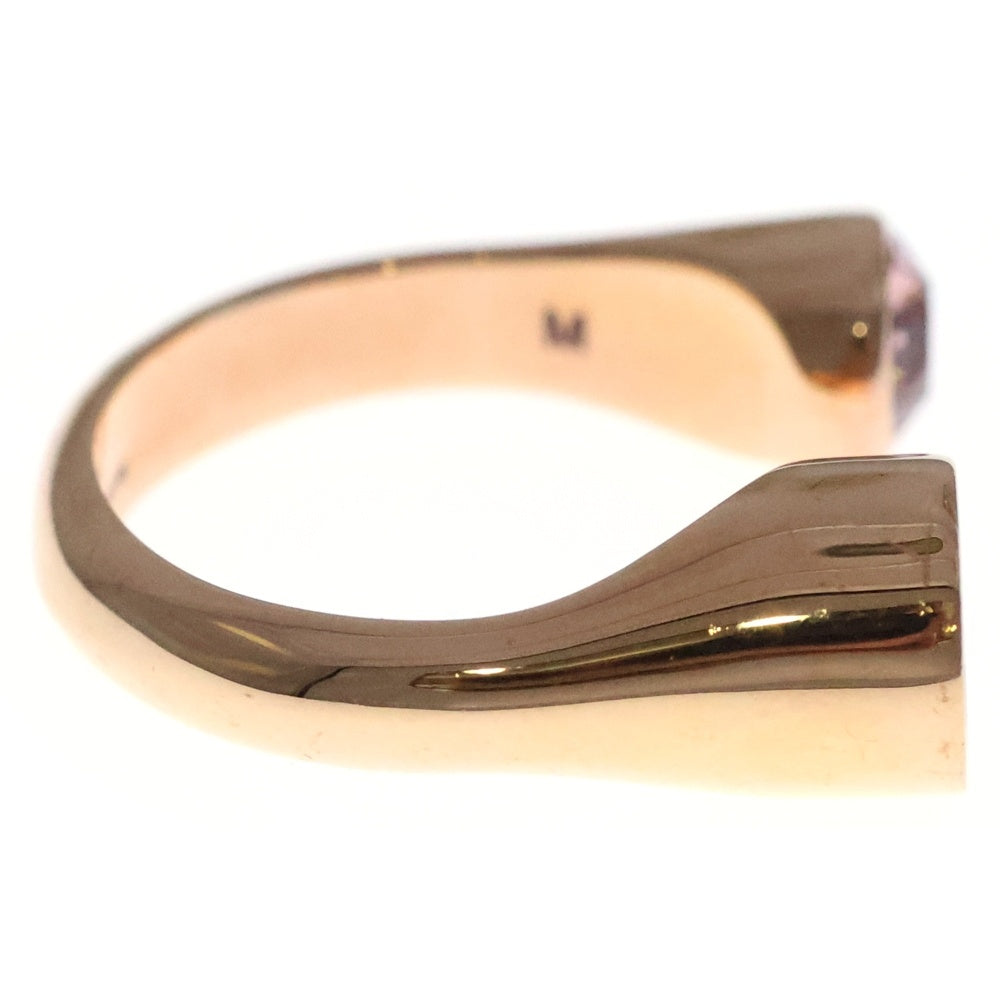 GUCCI(グッチ) インターロッキングG ブロンディクリスタル付リング 指輪 ゴールド 797336