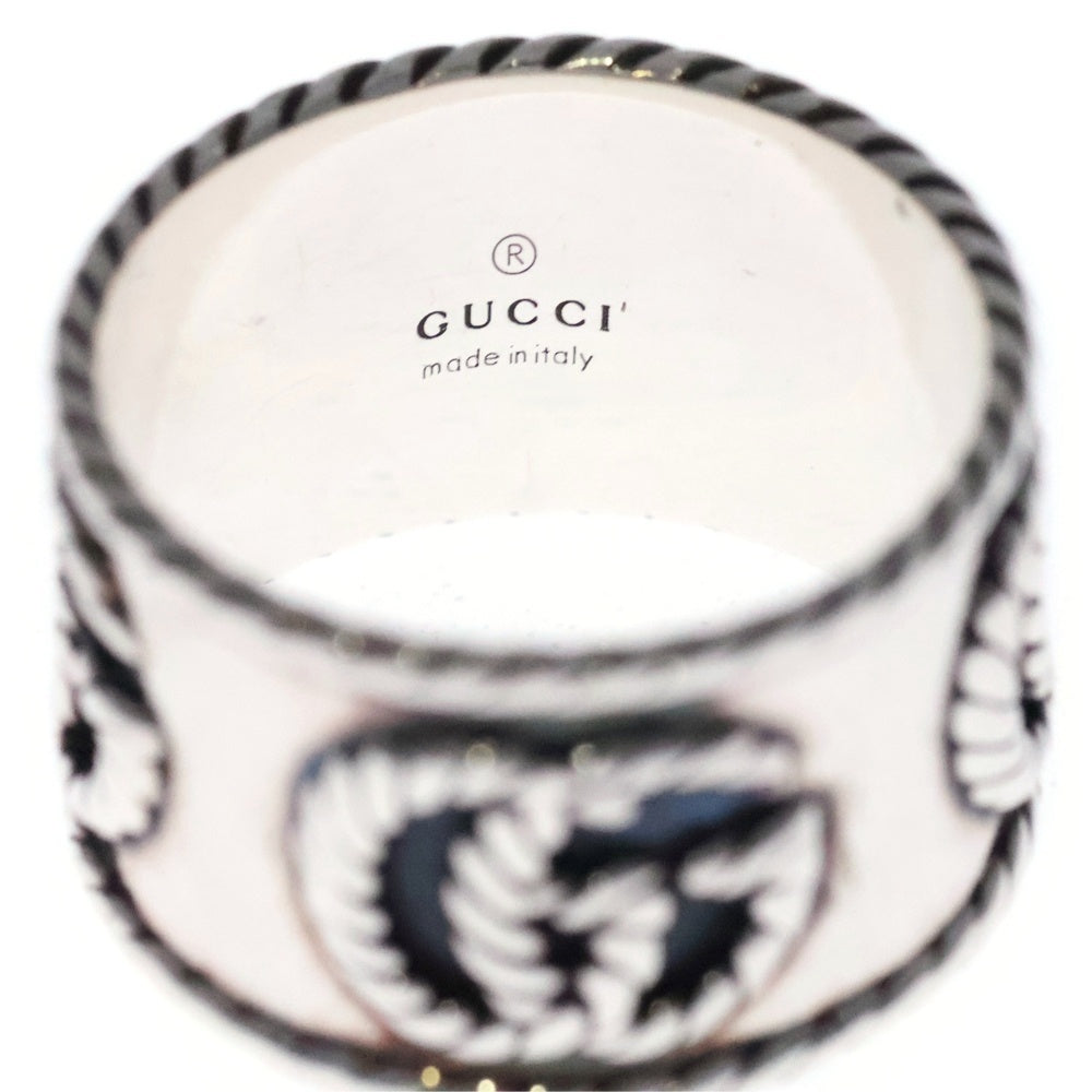 GUCCI(グッチ) GGマーモント ダブルGリング 指輪 シルバー 627753