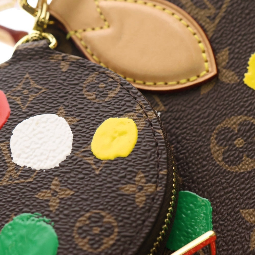 LOUIS VUITTON(ルイヴィトン) LV×YK 草間彌生コラボ モノグラム オンザゴーPM 2WAY レザーハンドバッグ ショルダーバッグブラウン/マルチカラー M46380