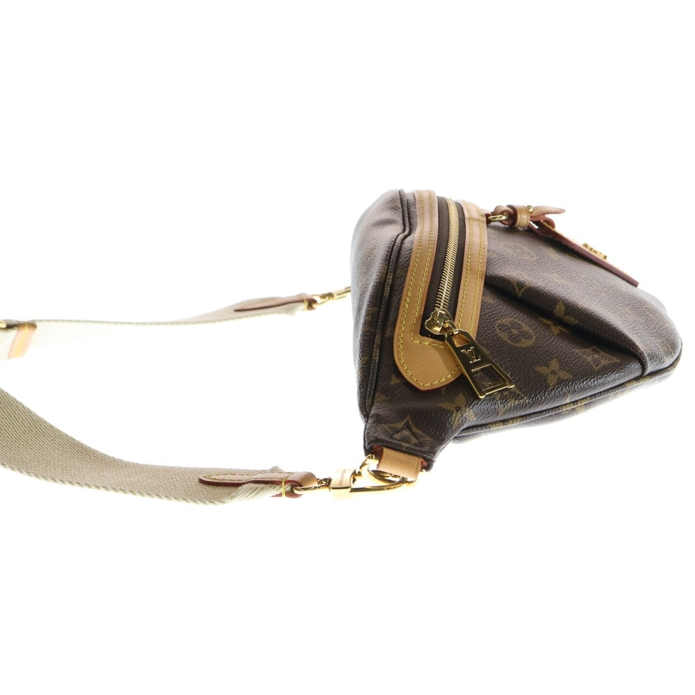 LOUIS VUITTON(ルイヴィトン) モノグラム ハイ・ライズ バムバック レザーボディバック ウエストバッグ ブラウン M46784