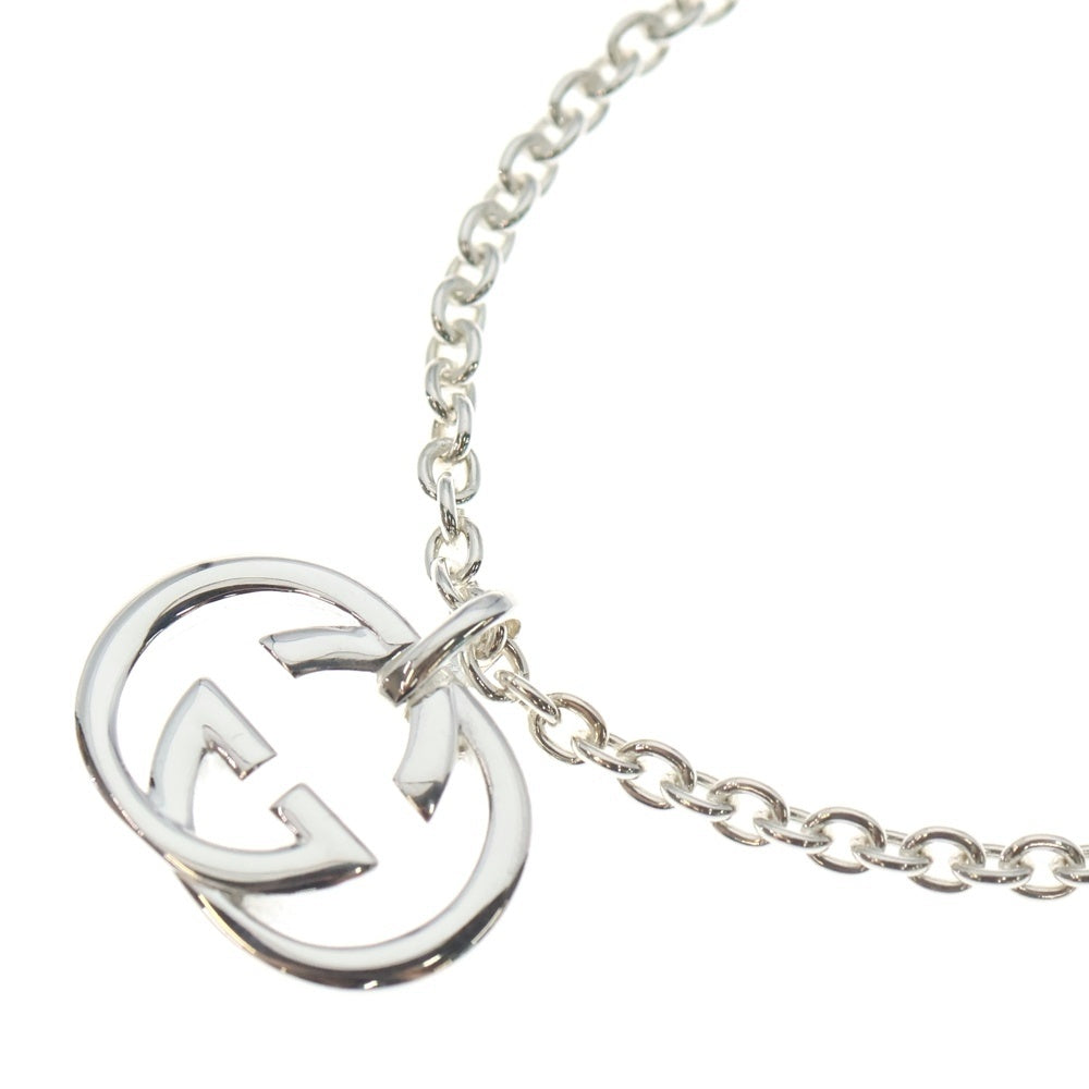 GUCCI(グッチ) インターロッキングG ネックレス ペンダント チェーン シルバー Ag925