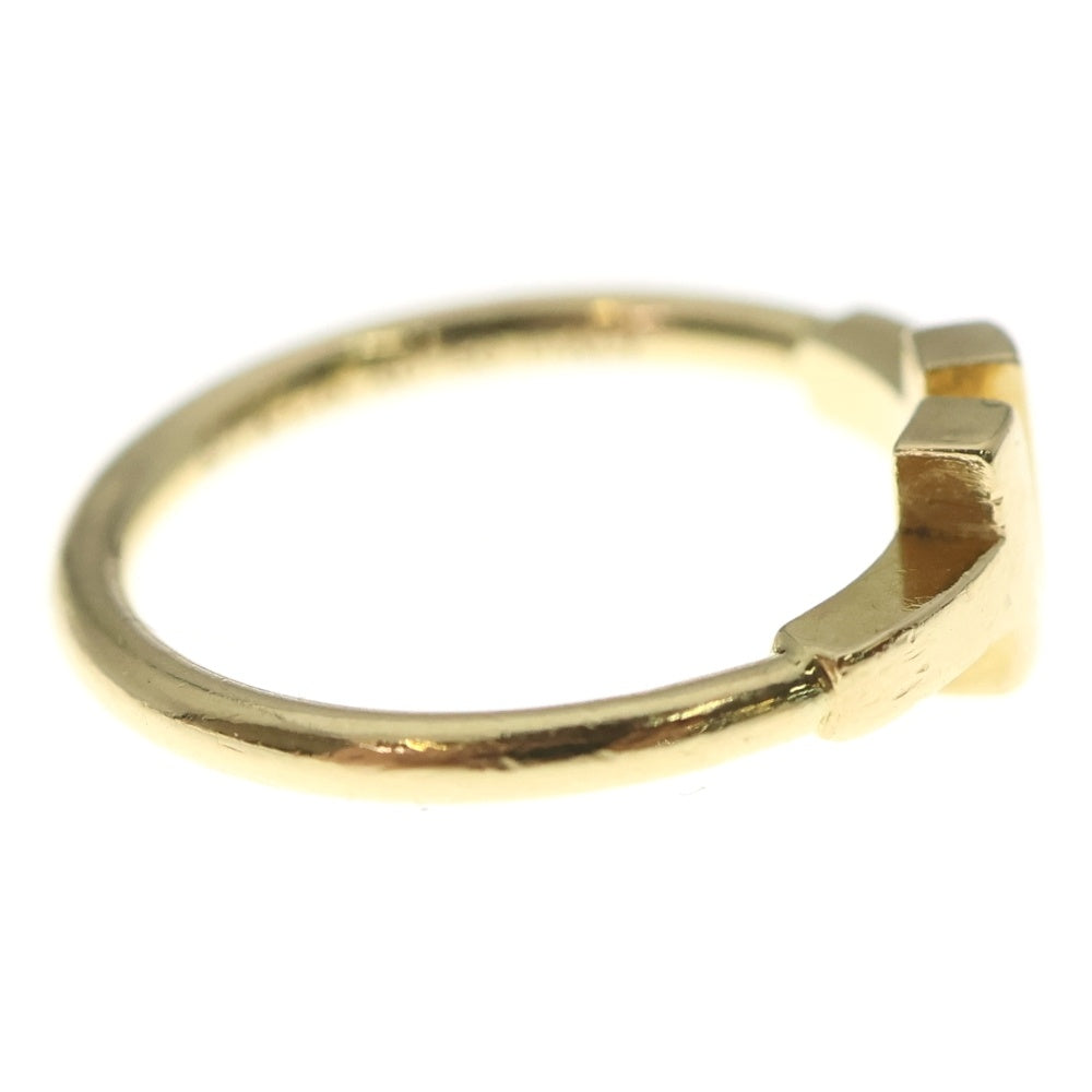 TIFFANY & Co.(ティファニー) Tワイヤー リング Au750 K18 指輪 イエローゴールド