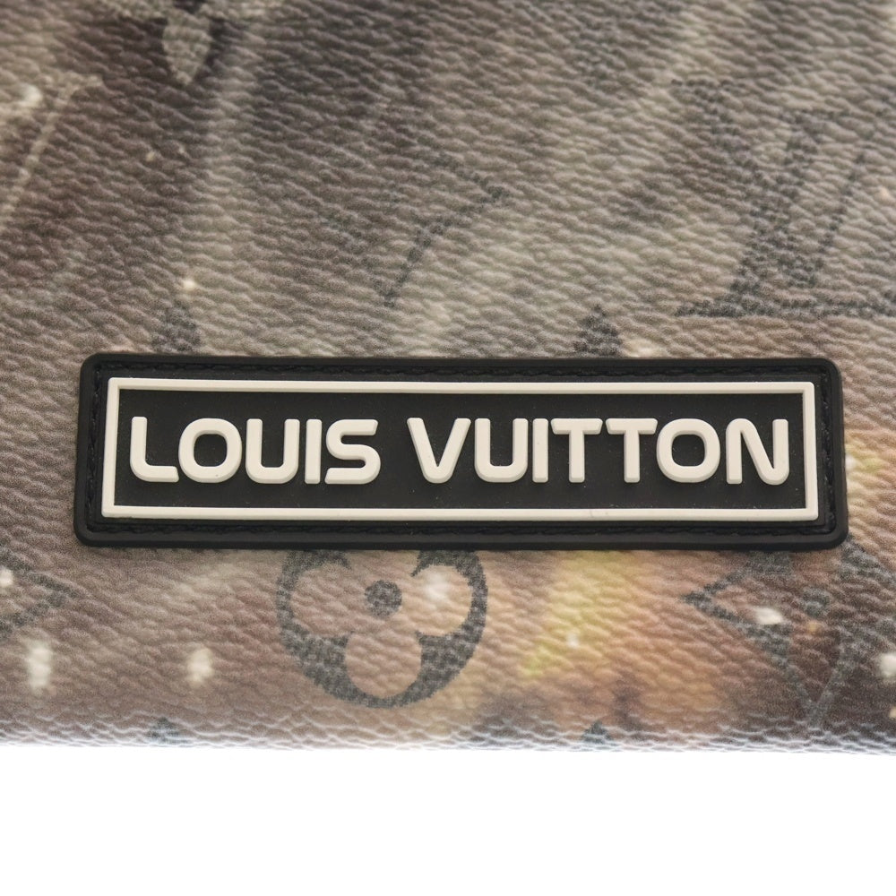 LOUIS VUITTON(ルイヴィトン) モノグラムギャラクシー アルファ TR ポーチ トリプルポーチ ケース 収納 クラッチバッグ ダークグレー M44177