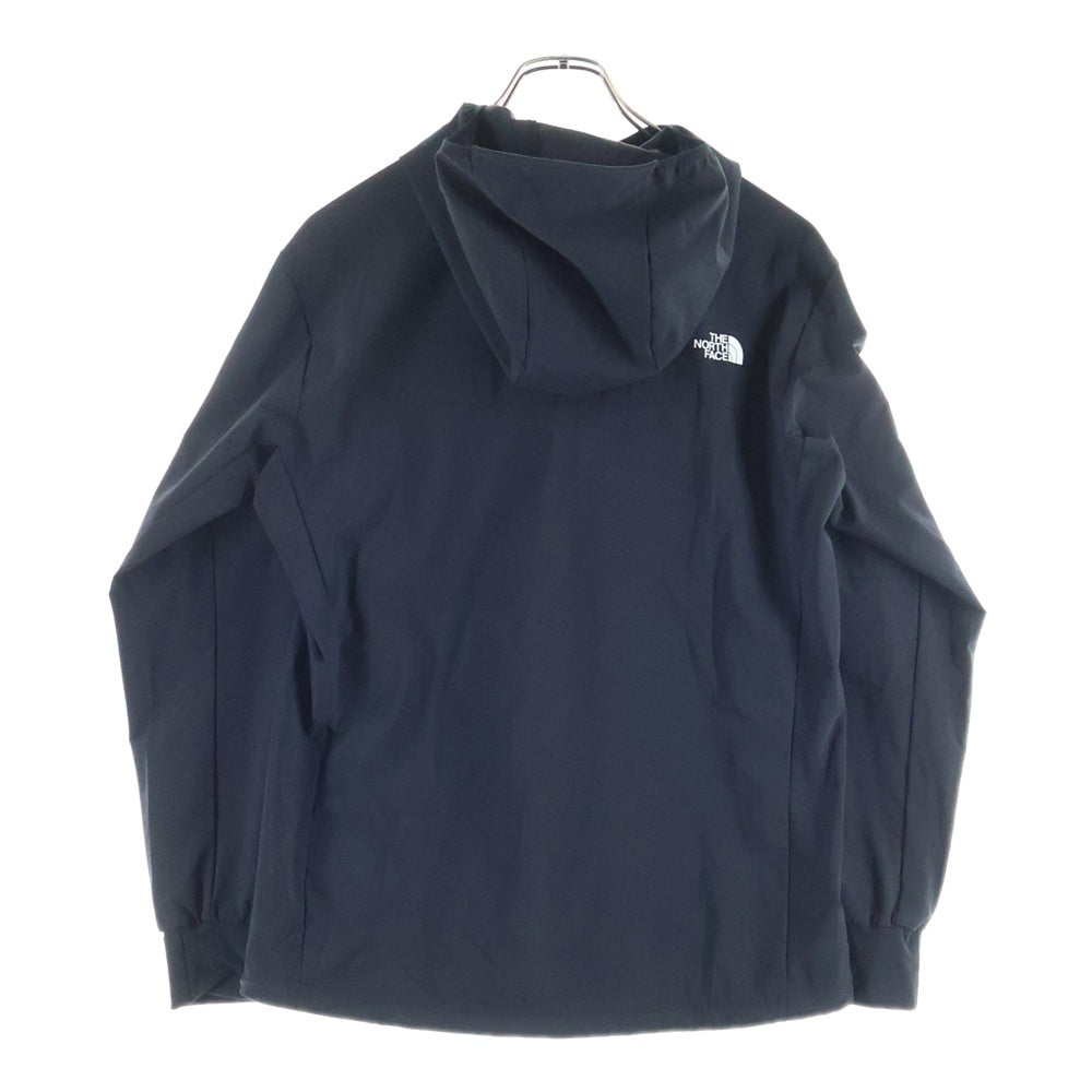 THE NORTH FACE(ザノースフェイス) APEX FLEX HOODIE エイペックス フレックス ロゴプリント フーデッド ジップアップ ナイロンジャケット ブラック NP22081 レディース
