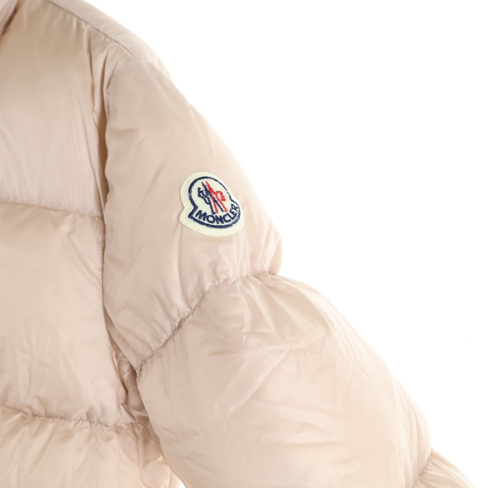 MONCLER(モンクレール) 20AW LANNIC ランニック ワッペンロゴ スタンドカラー ジップアップ ダウンジャケット ピンク レディース F20931A20200 C0229
