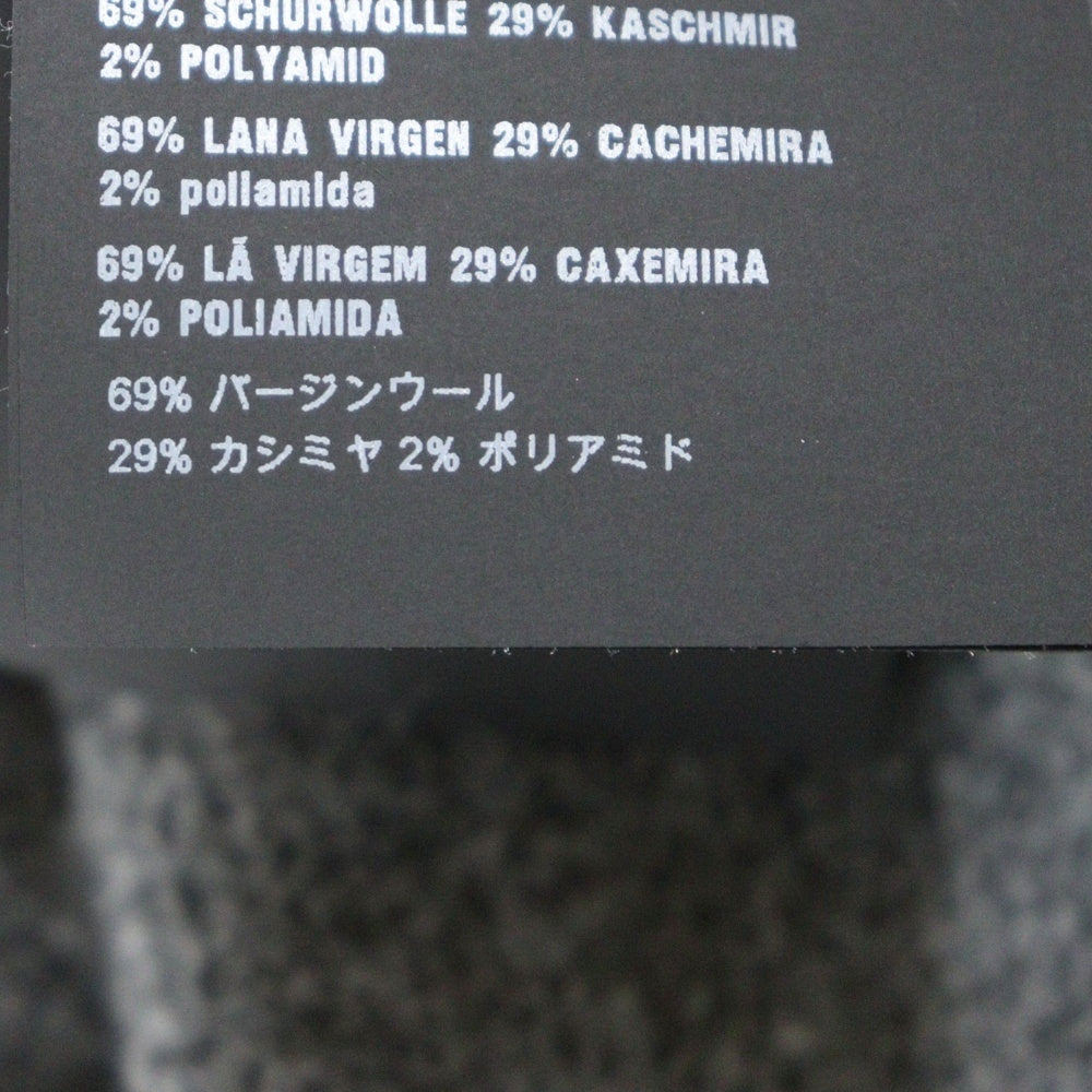 PRADA(プラダ) 22AW トライアングルロゴ カシミヤ混 ウール アンサンブルニット セーター クルーネック 長袖 キャミソール グレー レディース 20114