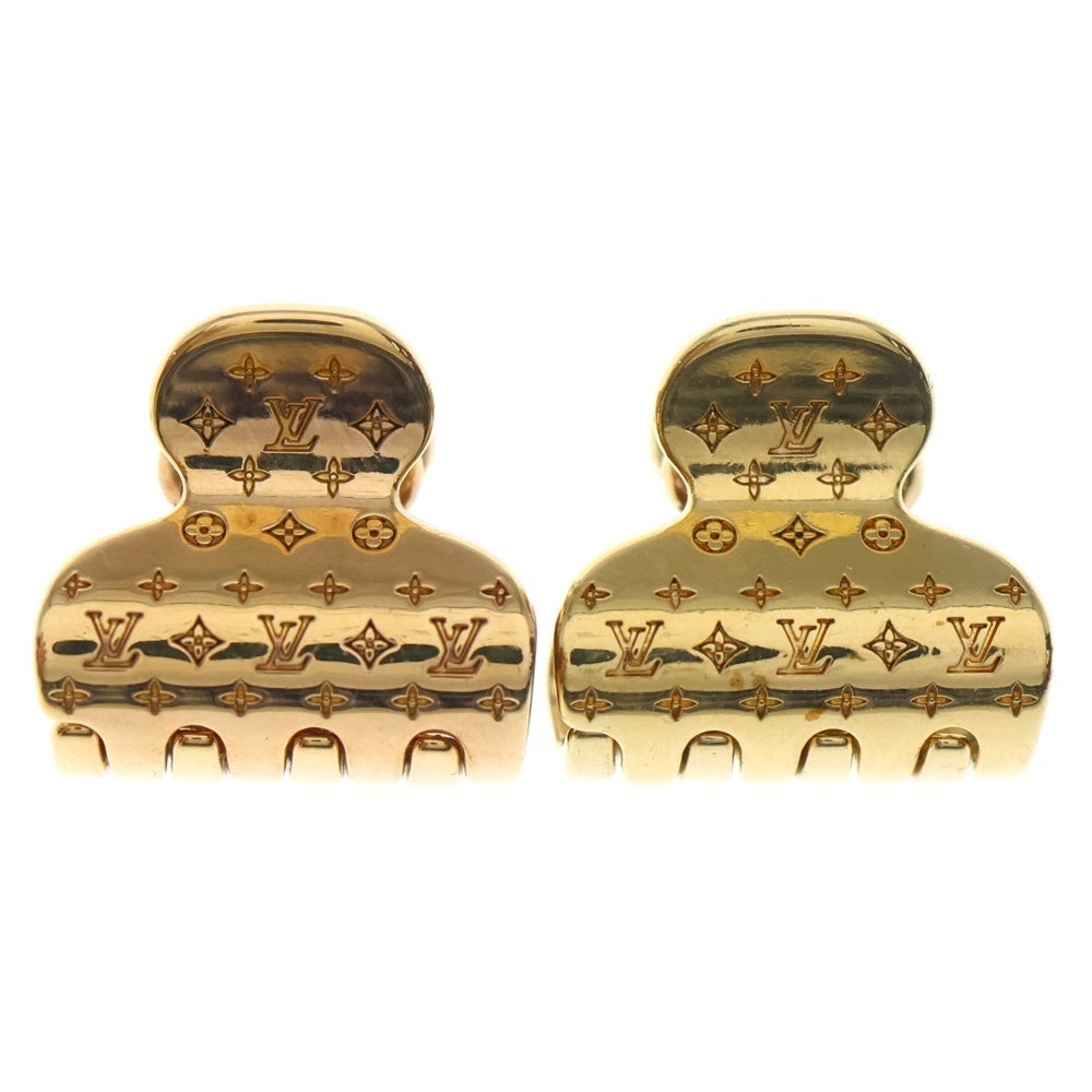 LOUIS VUITTON(ルイヴィトン) モノグラム アクセソワール シュブ ヘアクリップ ゴールド×ピンクゴールド M68940 レディース
