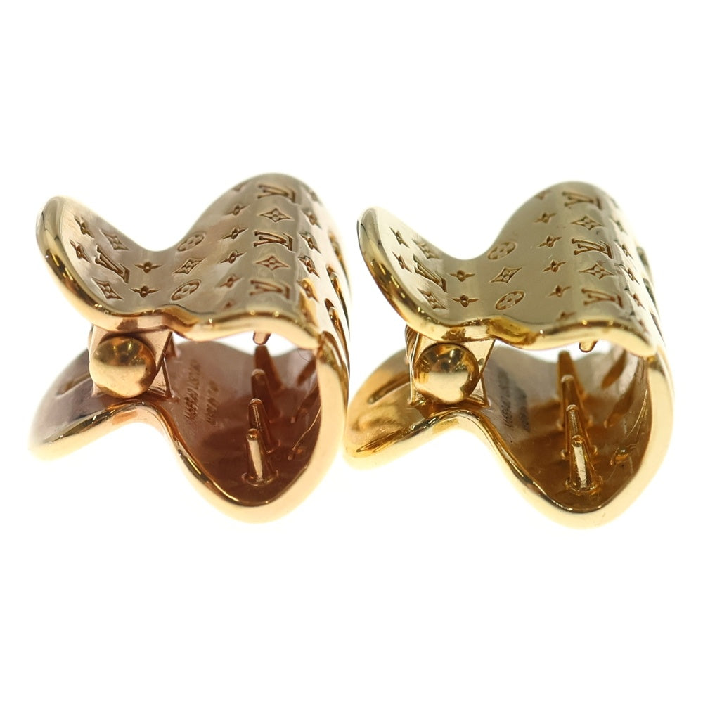 LOUIS VUITTON(ルイヴィトン) モノグラム アクセソワール シュブ ヘアクリップ ゴールド×ピンクゴールド M68940 レディース