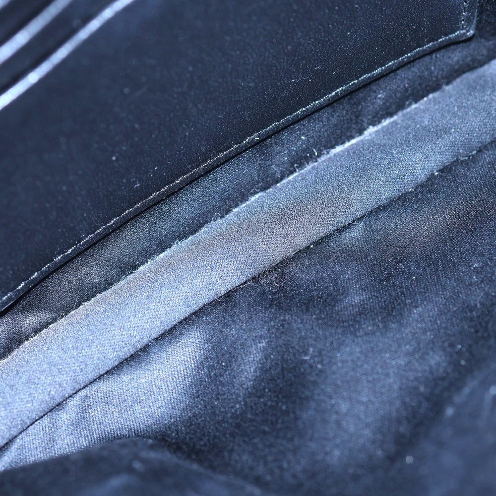 miumiu(ミュウミュウ) マテラッセ チェーンショルダーバック ミニバッグ ブラック レザー 5BP045 ゴールド金具 レディース