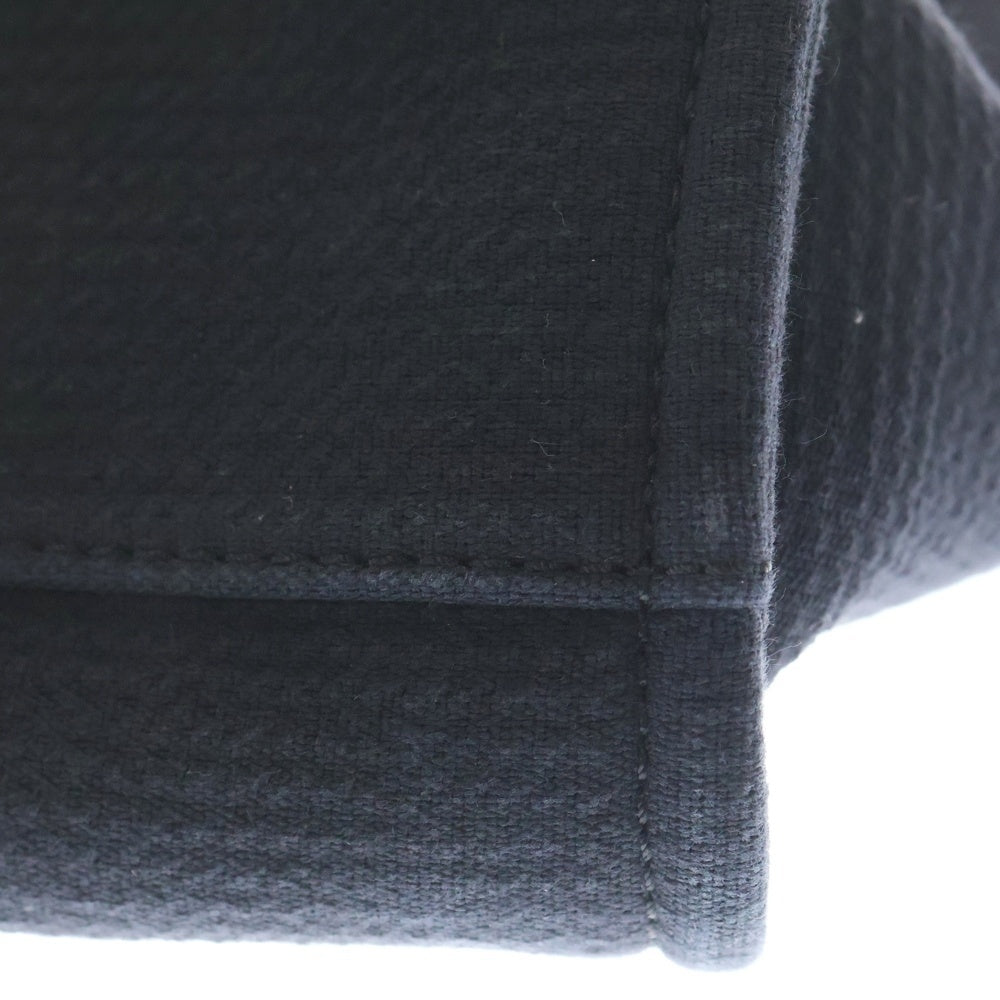 CHANEL(シャネル) ドーヴィル チェーントートバッグ ハンドバッグ ダークネイビー キャンパス ゴールド金具 レディース