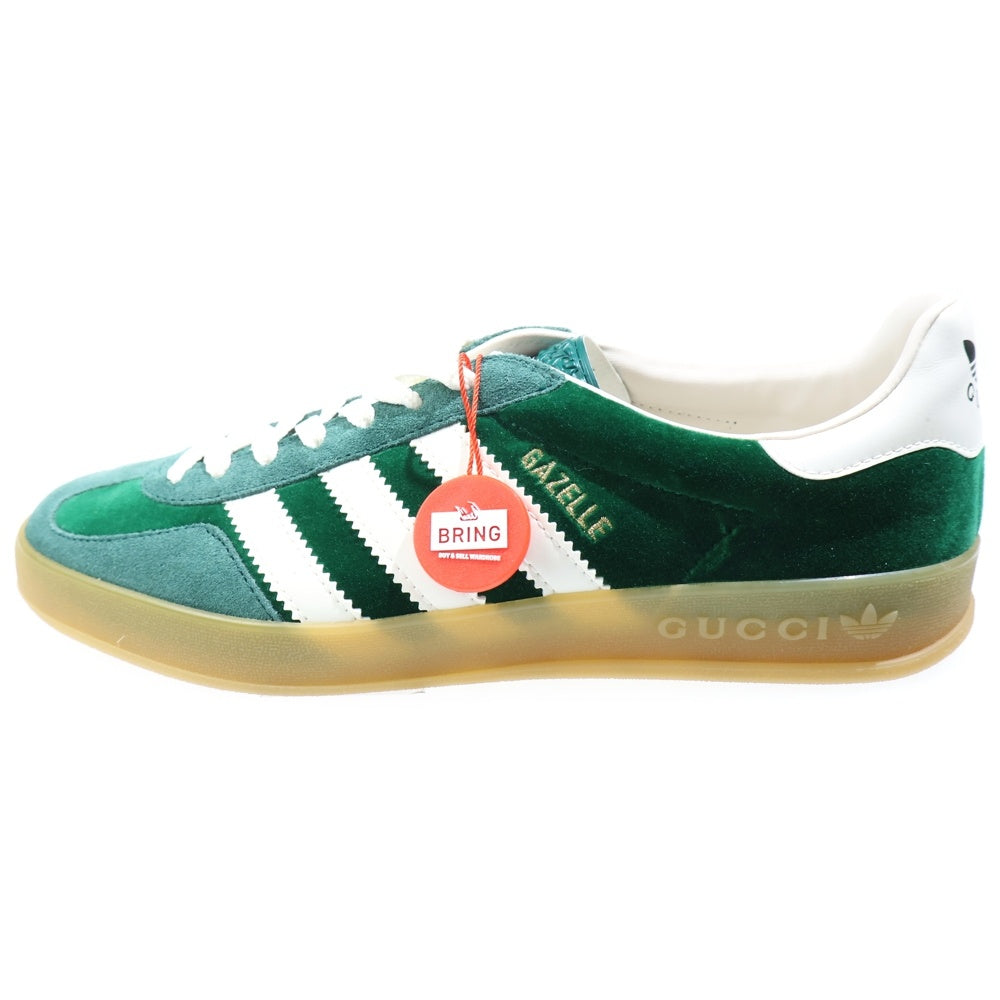 GUCCI(グッチ) ×Adidas GAZELLE ガゼル ローカットスニーカー グリーン