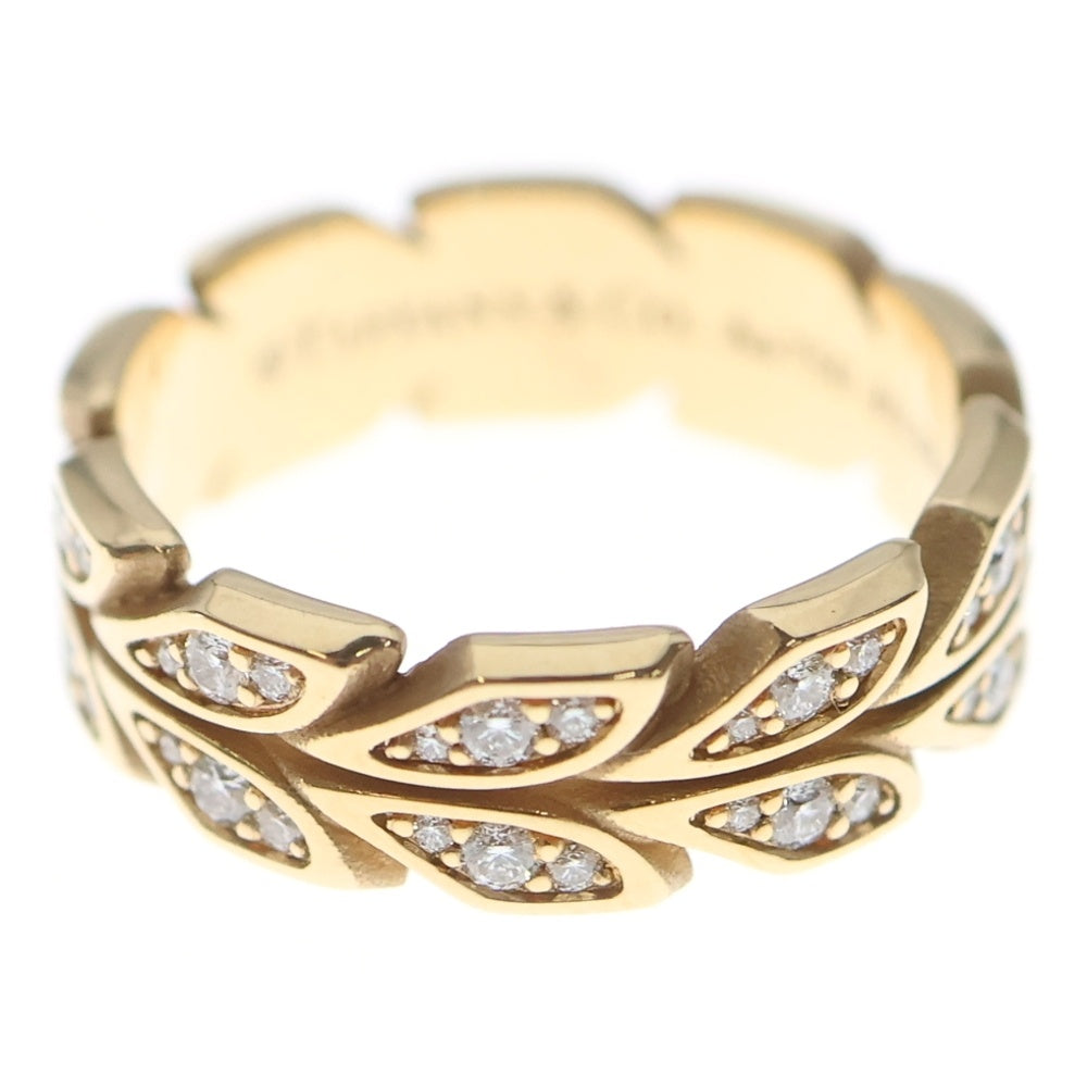 TIFFANY & Co.(ティファニー) ビクトリアヴァインバンドリング 指輪 Au750PG ピンクゴールド レディース