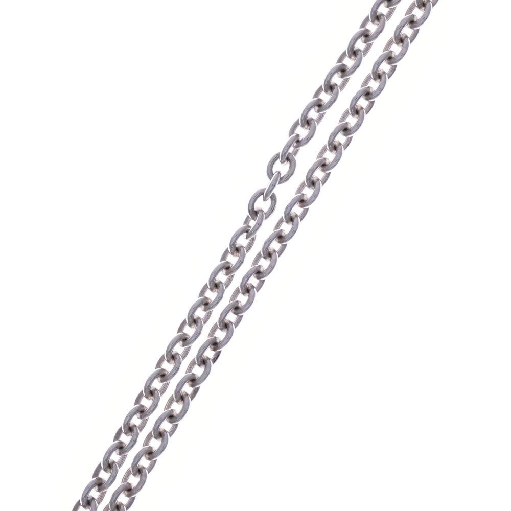 GUCCI(グッチ) GGロゴ ネックレス ペンダント チェーン シルバー Ag925