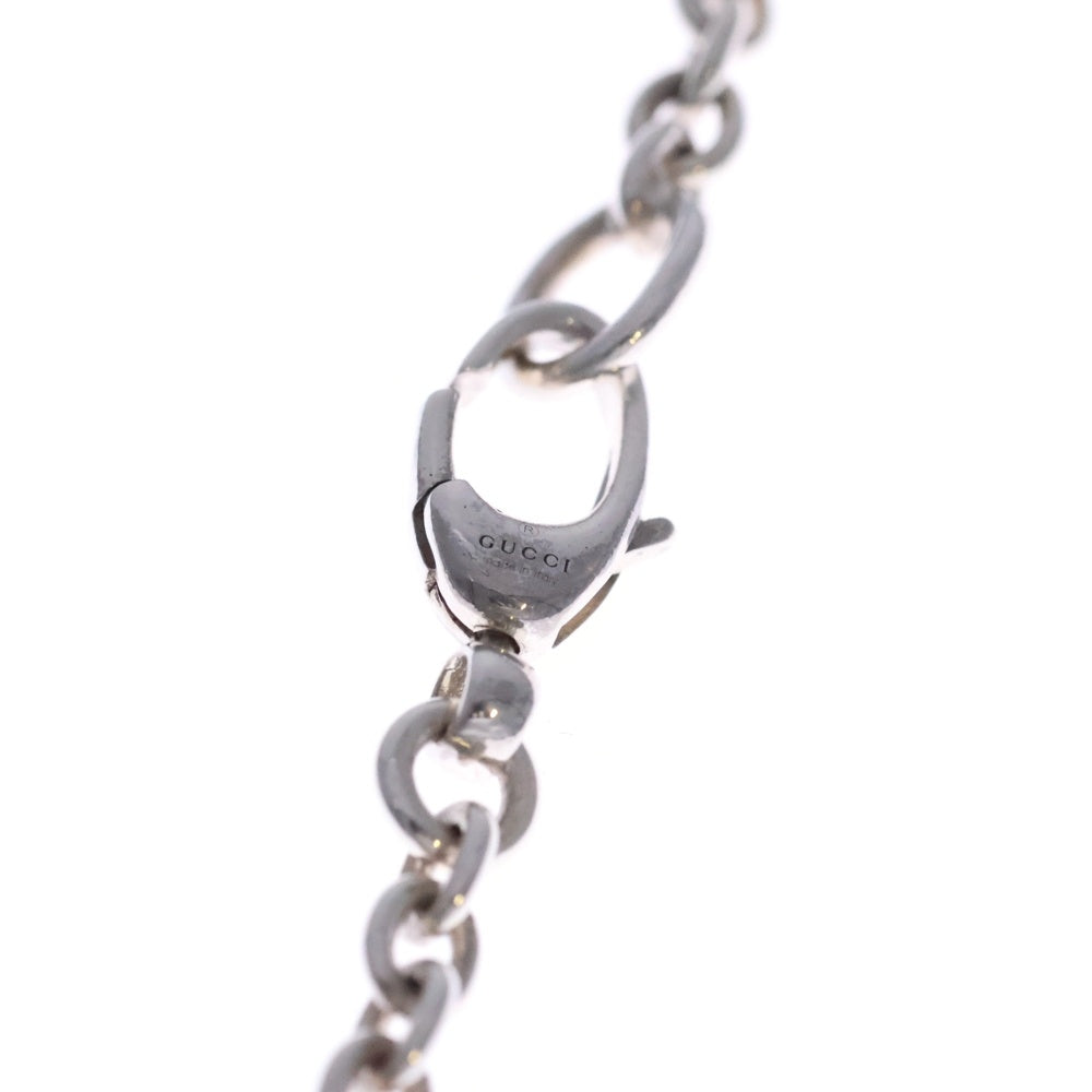 GUCCI(グッチ) GGロゴ ネックレス ペンダント チェーン シルバー Ag925